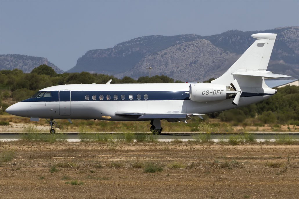 CS-DFE Falcon 2000 205 NetJets Europe @ Palma de Mallorca Airport 07.2014 © Piti Spotter Club Verona