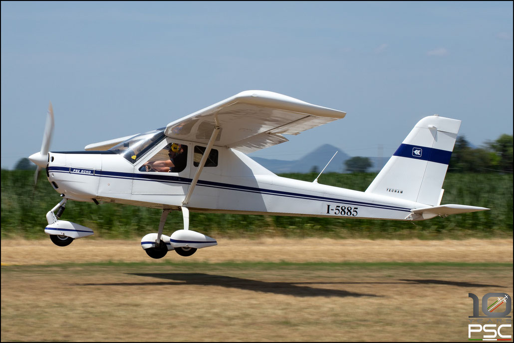 I-5885 | Tecnam P92 Echo | Private @ Bagnolo (PD) ©  2022 Piti Spotter Club Verona