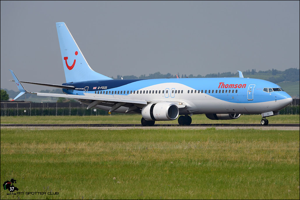 G-FDZG B737-8K5 35139/2538 Thomson Airways @ Aeroporto di Verona © Piti Spotter Club Verona