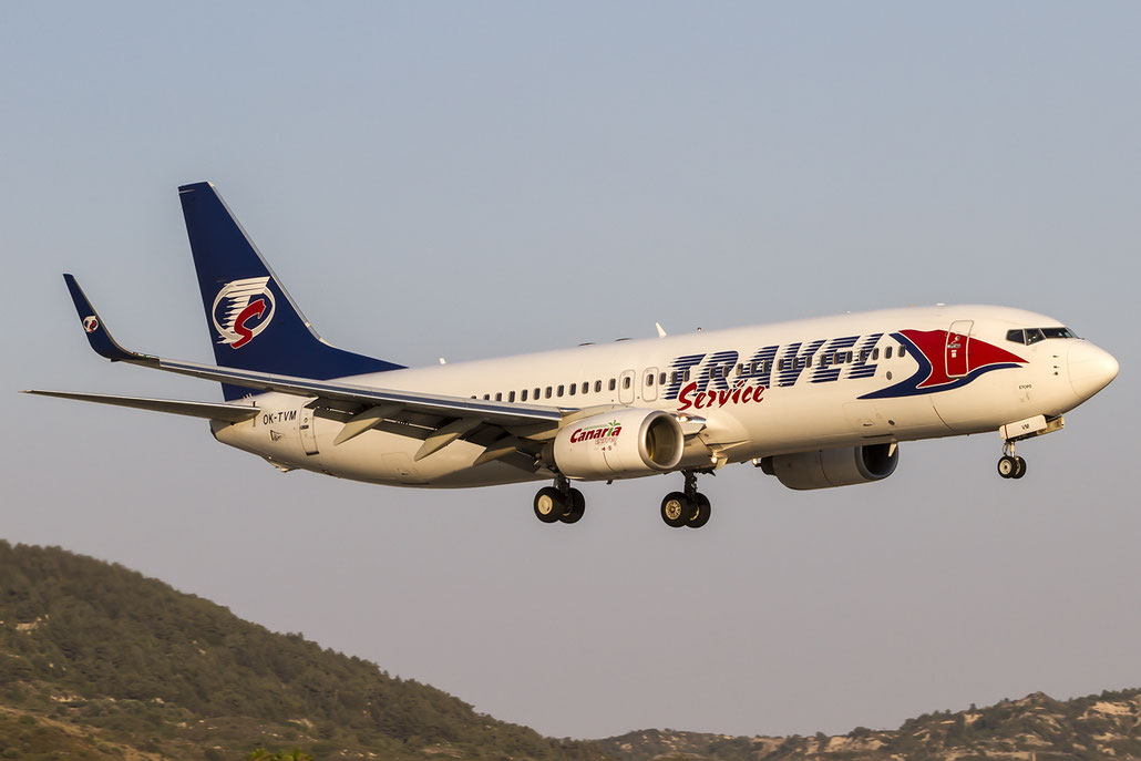 OK-TVM B737-8FN 37077/3163 Travel Service @ Rhodes Airport 07.2015 © Piti Spotter Club Verona