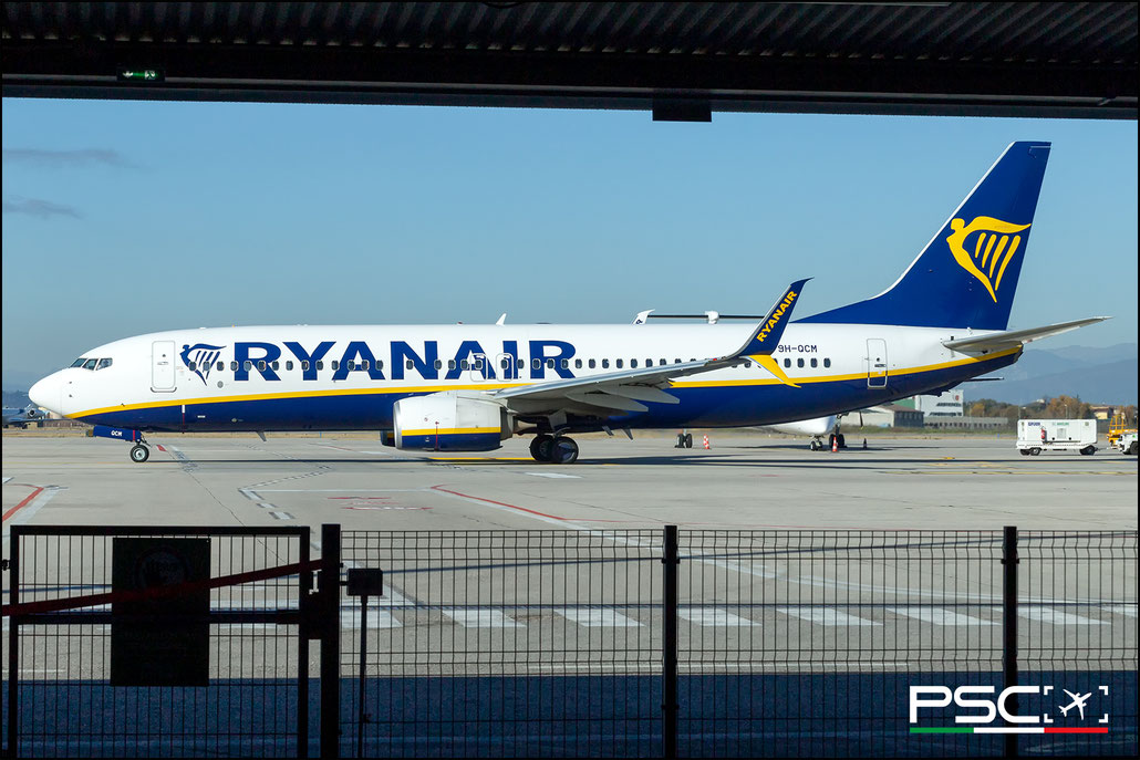 9H-QCM Boeing 737-8AS 44737 5866 cfm56-7B2.  Malta Air>Ryanair 2016 @ Aeroporto di Verona 01 2025 © Piti Spotter Club Verona