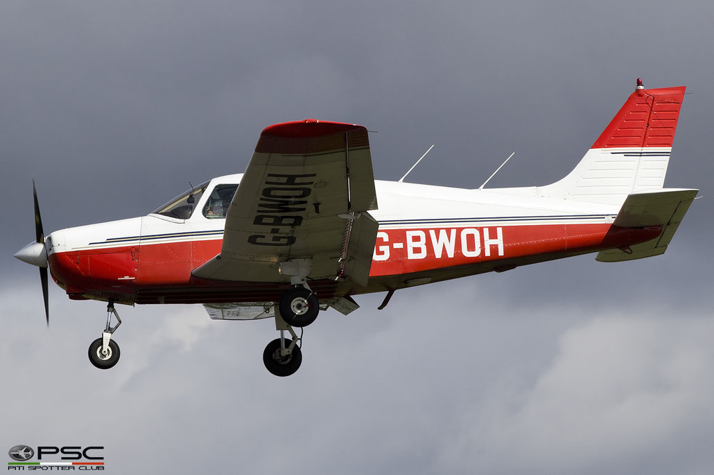 G-BWOH (1988 Piper PA-28-161 Cadet C/N 2841061) @ Gloucestershire Airport 2017 © Piti Spotter Club Verona