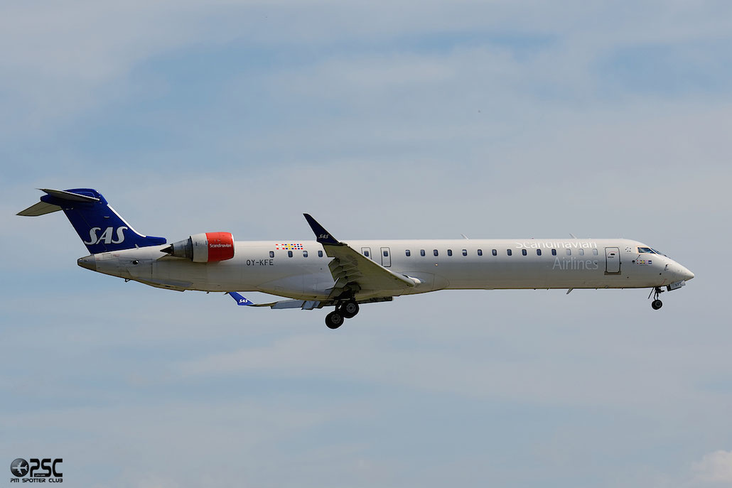OY-KFE CRJ900 15224 SAS Scandinavian Airlines - Scandinavian Airlines System @ Bologna Airport 04.05.2014 © Piti Spotter Club Verona