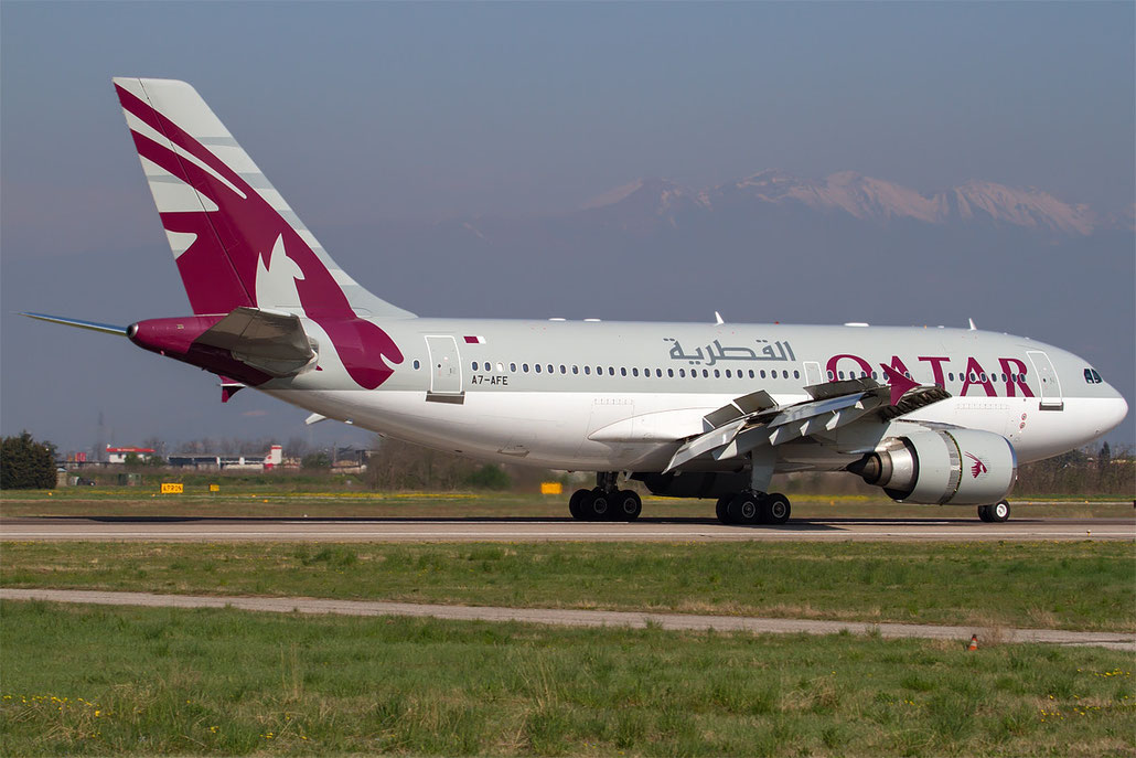 A7-AFE A310-308 667 Government of Qatar - Qatar Airways Amiri Flight @ Aeroporto di Verona © Piti Spotter Club Verona