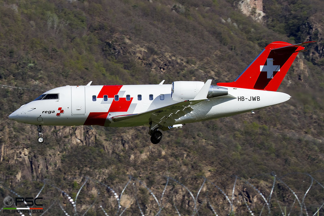 HB-JWB CL-650 6105 Swiss Air Ambulance @ Zurich 07.2023 © Piti Spotter Club Verona