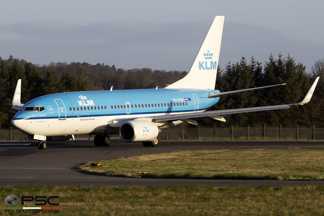 PH-BGN B737-7K2 38125/3584 KLM Royal Dutch Airlines  @ Edinburgh Airport - 04.04.2017  © Piti Spotter Club Verona
