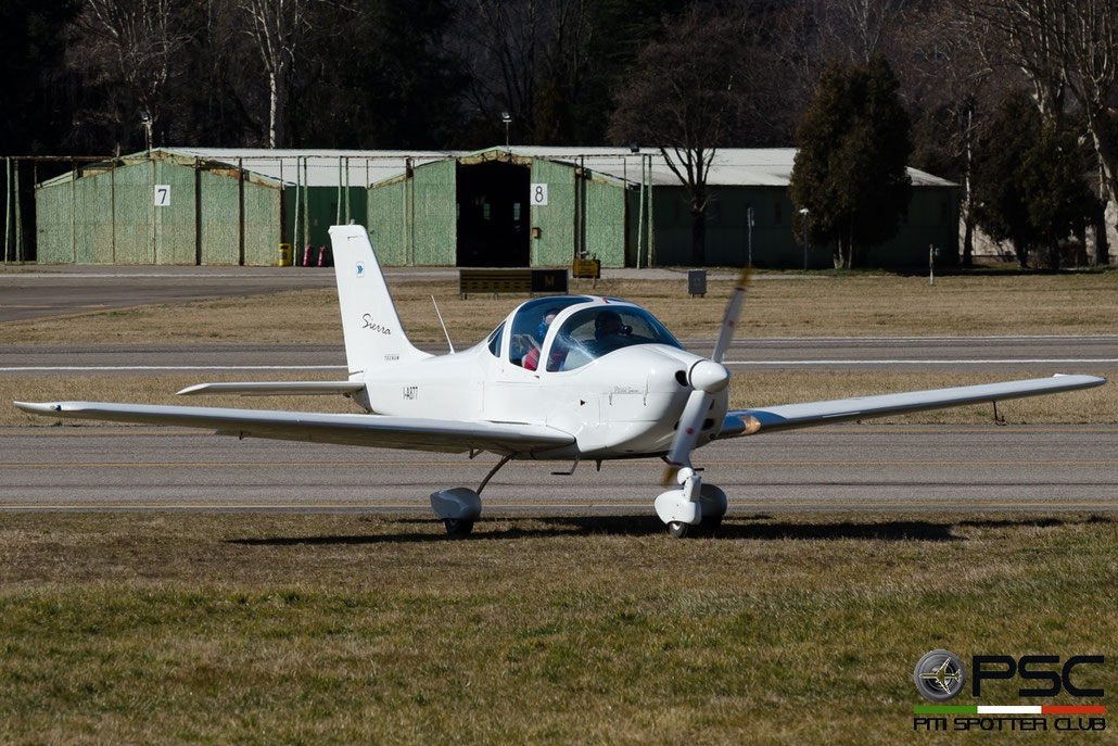 I-A877 Tecnam P2002 Sierra @ Aeroporto di Bolzano © Piti Spotter Club Verona