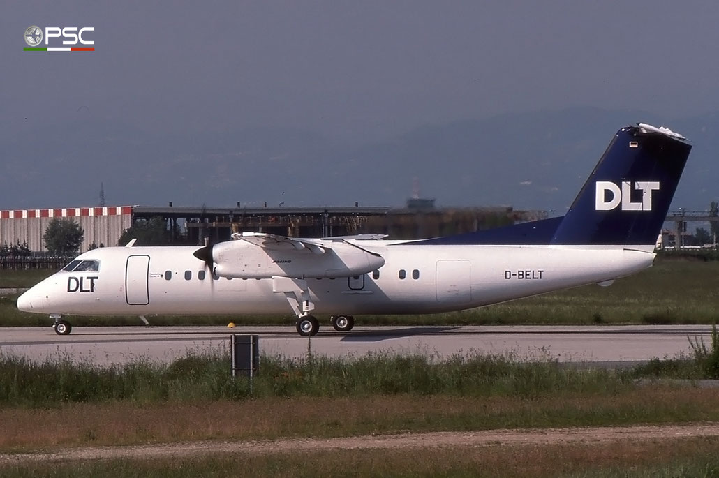 D-BELT DHC-8-311 224 DLT - Deutsche Luftverkehrsgesellschaft © 2017 courtesy of Marco Ceschi - Piti Spotter Club Verona