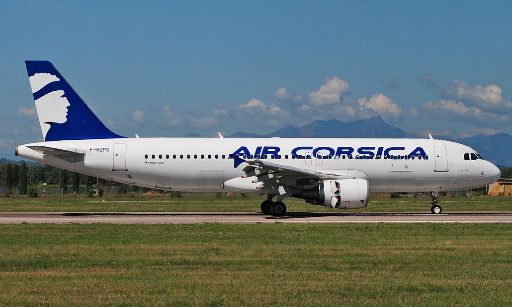 F-HZPG A320-216 5906 Air Corsica @ Aeroporto di Verona 05.09.2018  © Piti Spotter Club Verona