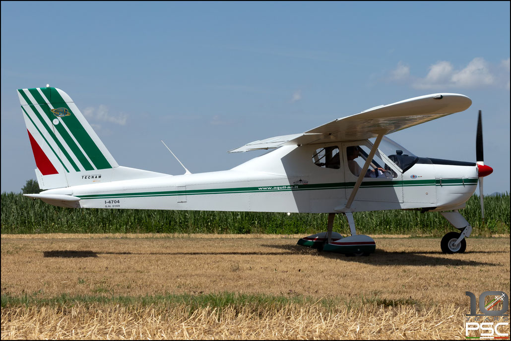 I-4704  Tecnam P92 Echo · Serial #: 0169 - @ Bagnolo (PD) ©  2022 Piti Spotter Club Verona