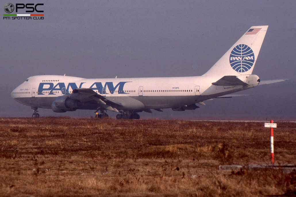 N726PA B747-212BSCD 21048/253 Pan Am - Pan American World Airways © 2018 courtesy of Marco Ceschi - Piti Spotter Club Verona