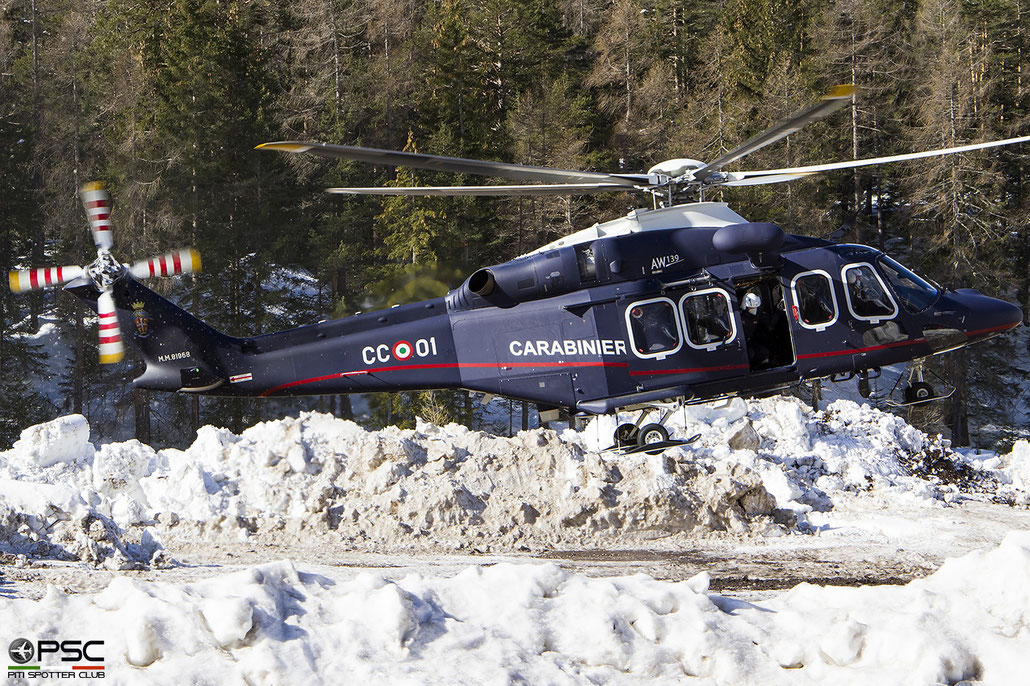 MM81968 CC-01 UH-139D 31880 Raggruppamento Elicotteri @ Cortina d’Ampezzo 02 2021 © Piti Spotter Club Verona