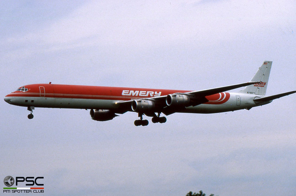N795FT DC-8-63CF 46103/483 Emery Worldwide Airlines © 2018 courtesy of Marco Ceschi - Piti Spotter Club Verona