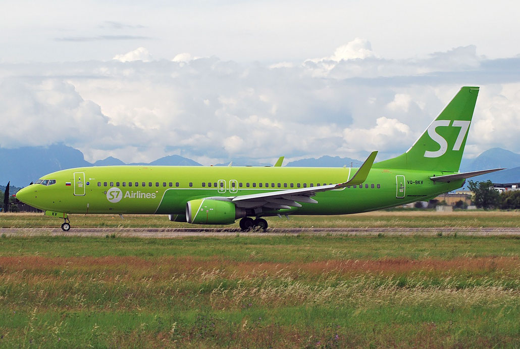 VQ-BKV B737-8ZS 37084/3605 S7 Airlines @ Aeroporto di Verona 14.05.2018  © Piti Spotter Club Verona