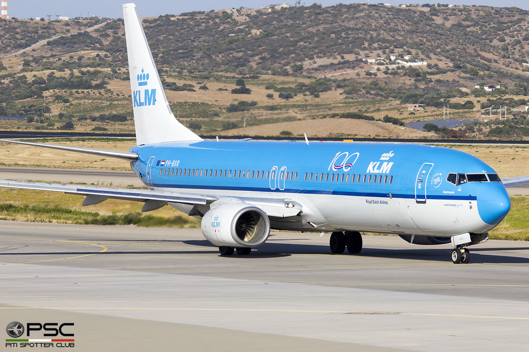 PH-BXR  B737-9K2  29601/959  KLM Royal Dutch Airlines @ Athens 2019 © Piti Spotter Club Verona 