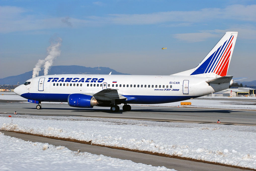 EI-CXR B737-329 24355/1709 Transaero Airlines @ Salzburg Airport 2011 © Piti Spotter Club Verona