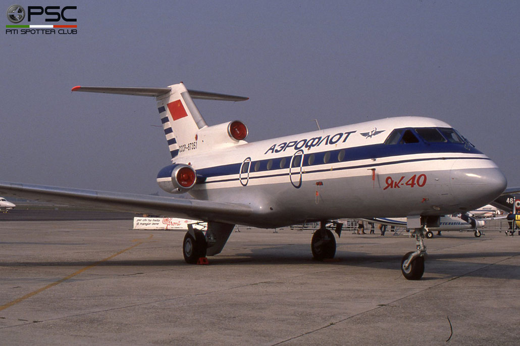 CCCP-87351 9412030 Yak-40 CCCP-87351 MAP Moscow © 2018 courtesy of Marco Ceschi - Piti Spotter Club Verona