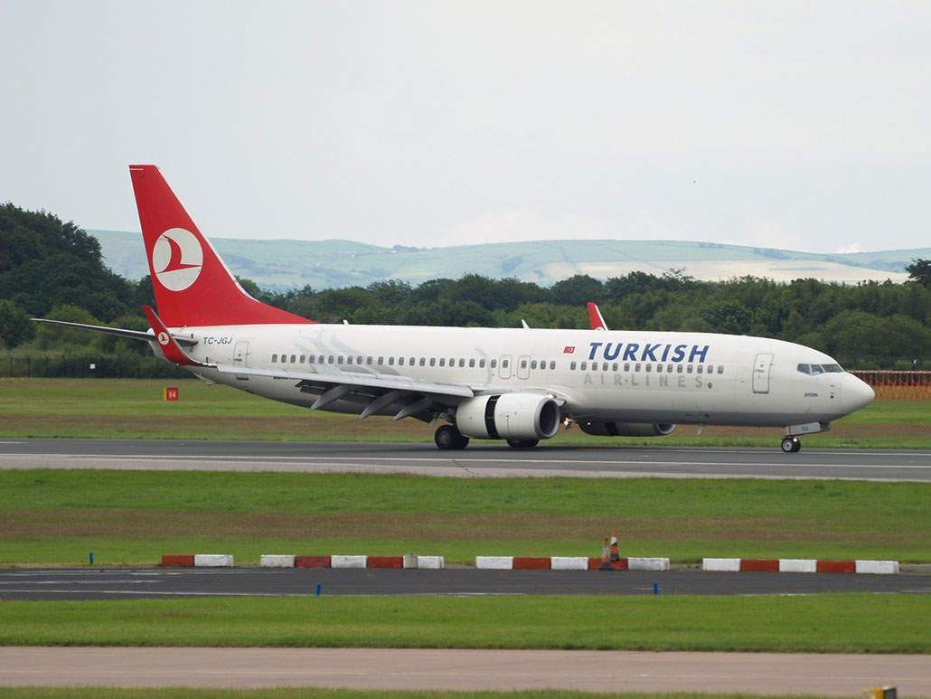 TC-JGJ B737-8F2 34408/1880 Turkish Airlines - THY Türk Hava Yollari @ Manchester Airport 20.07.2012 © Piti Spotter Club Verona