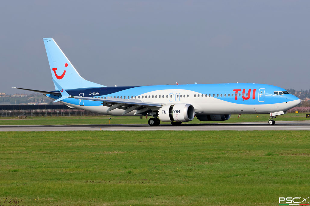 G-TUPA Boeing 737-8 (MAX 8) 44641 9395 LEAP-1B Kefalonia TUI Airways 2025 @ Verona Villafranca 03 2026 © Piti Spotter Club Verona