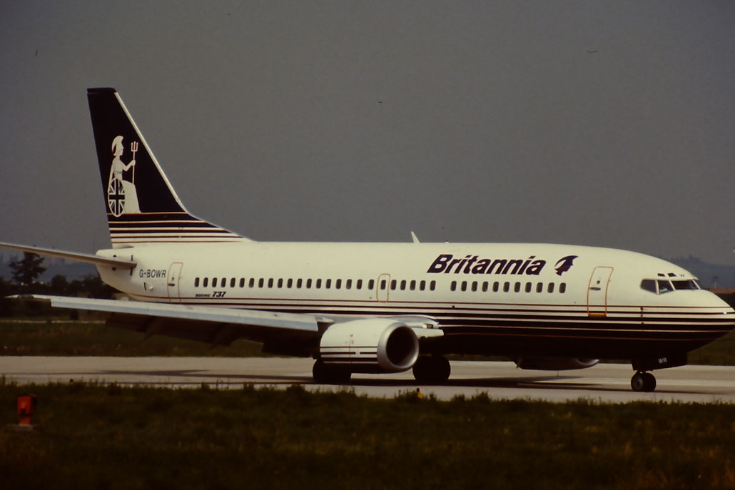 G-BOWR  B737-3Q8  23401/1209  Britannia Airways  @ Aeroporto di Verona © Piti Spotter Club Verona