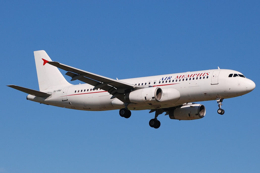 SU-PBG A320-233 1353 Air Memphis