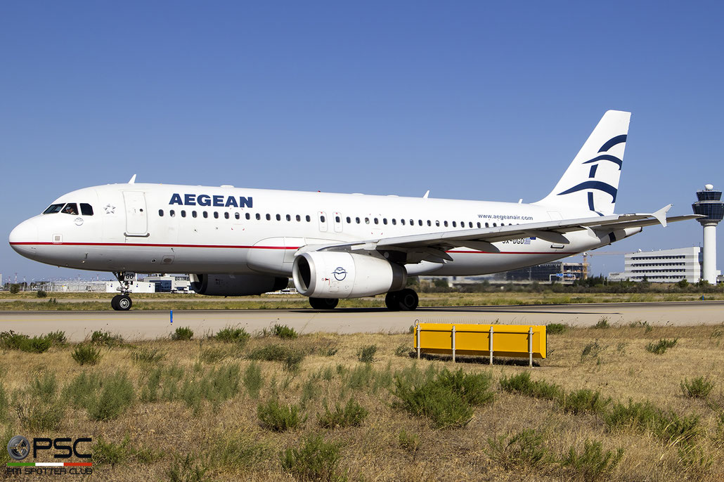 SX-DGO  A320-232  3519  Aegean Airlines  @ Athens 2019 © Piti Spotter Club Verona 