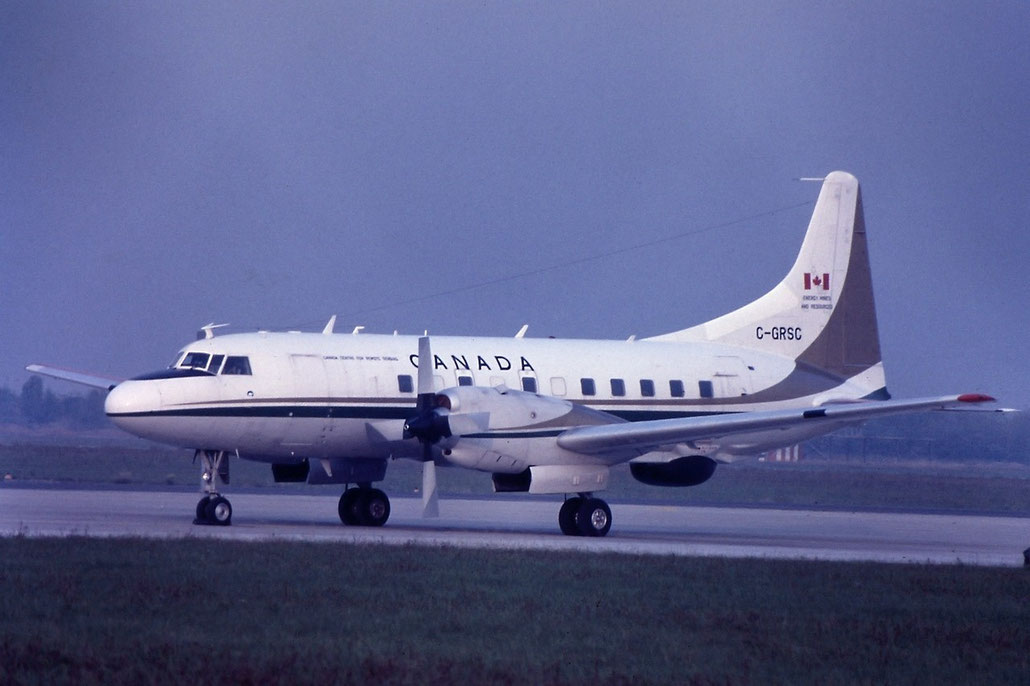 C-GRSC / CGRSC (Canada-Environment Canada)  Convair CV-340-31. Serial, 72© Piti Spotter Club Verona