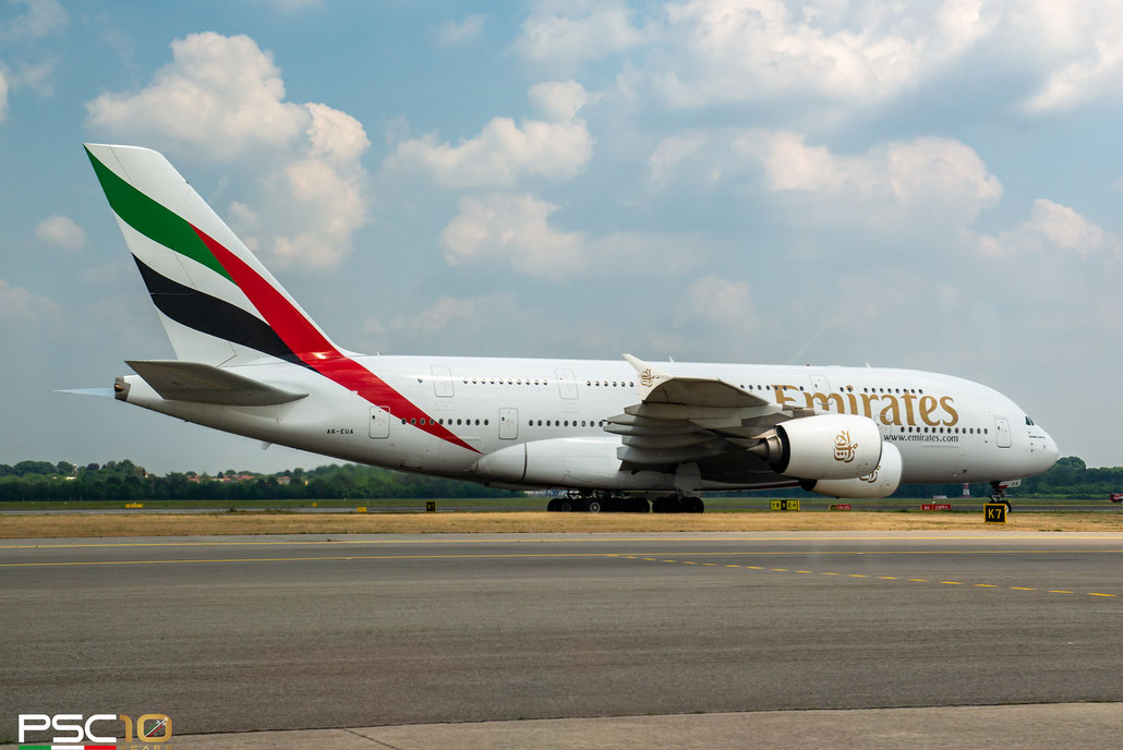 A6-EUA  A380-861  211  Emirates  @ Milano Malpensa © 2022 Piti Spotter Club Verona