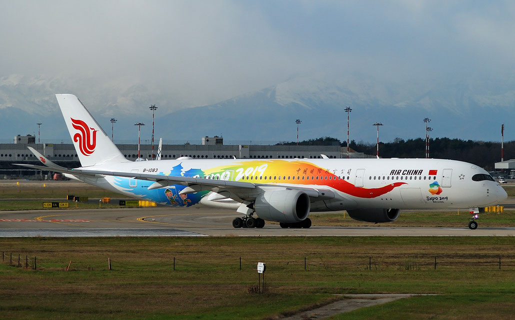 B-1083 A350-941 217 Air China @ Milano Malpensa 09.12.2018 © Piti Spotter Club Verona