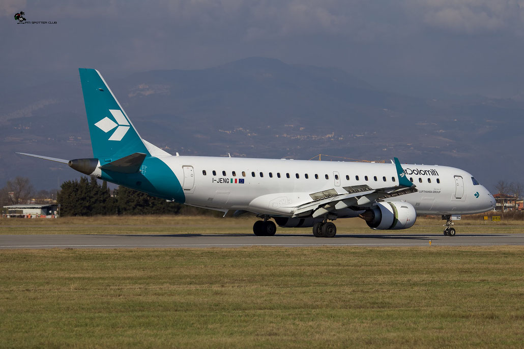 I-JENG Embraer ERJ 190 LR 19000341  CF34-10E6  Air Dolomiti 2010 @ Aeroporto di Verona 01 2025 © Piti Spotter Club Verona