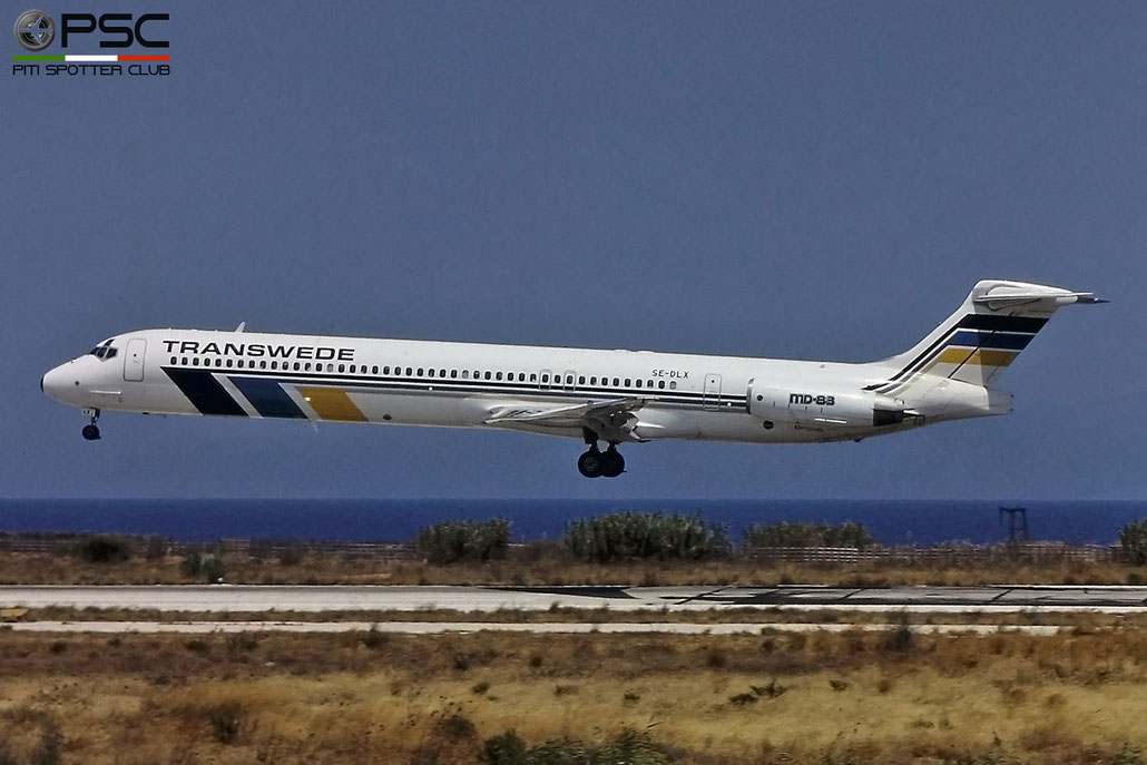 SE-DLX MD-83 49966/2047 Transwede Airways © Piti Spotter Club Verona