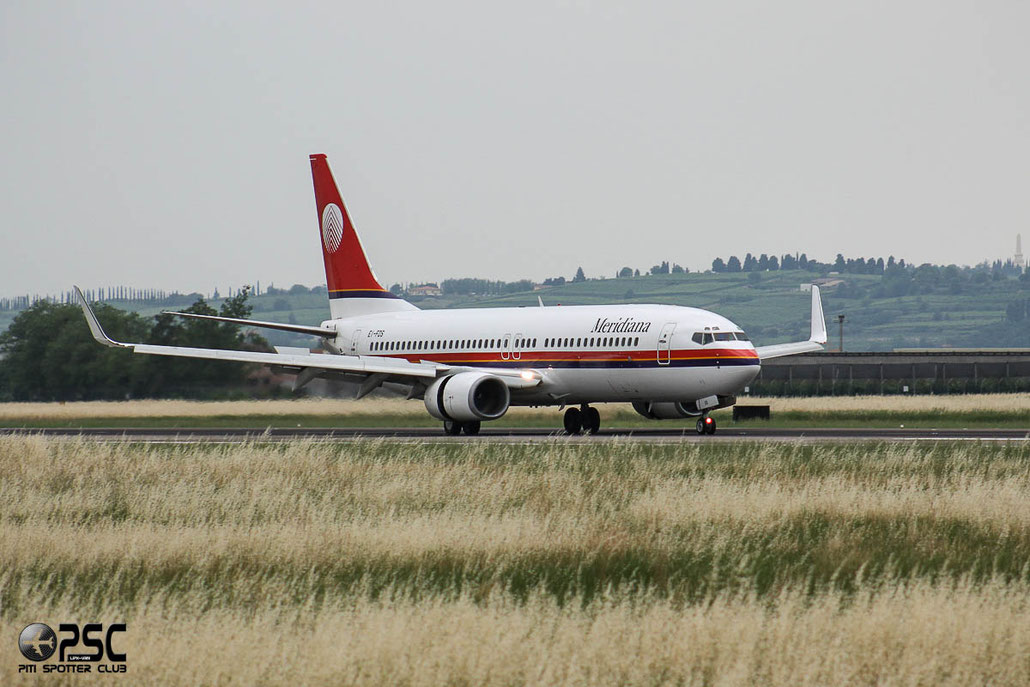EI-FDS  B737-86N  28595/285  Meridiana  @ Aeroporto di Verona © Piti Spotter Club Verona 