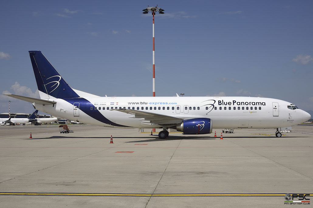 9H-HUE B737-430 27003/2328 Blue Panorama Airlines @ Milano Malpensa Airport 05.05.2018 © Piti Spotter Club Verona