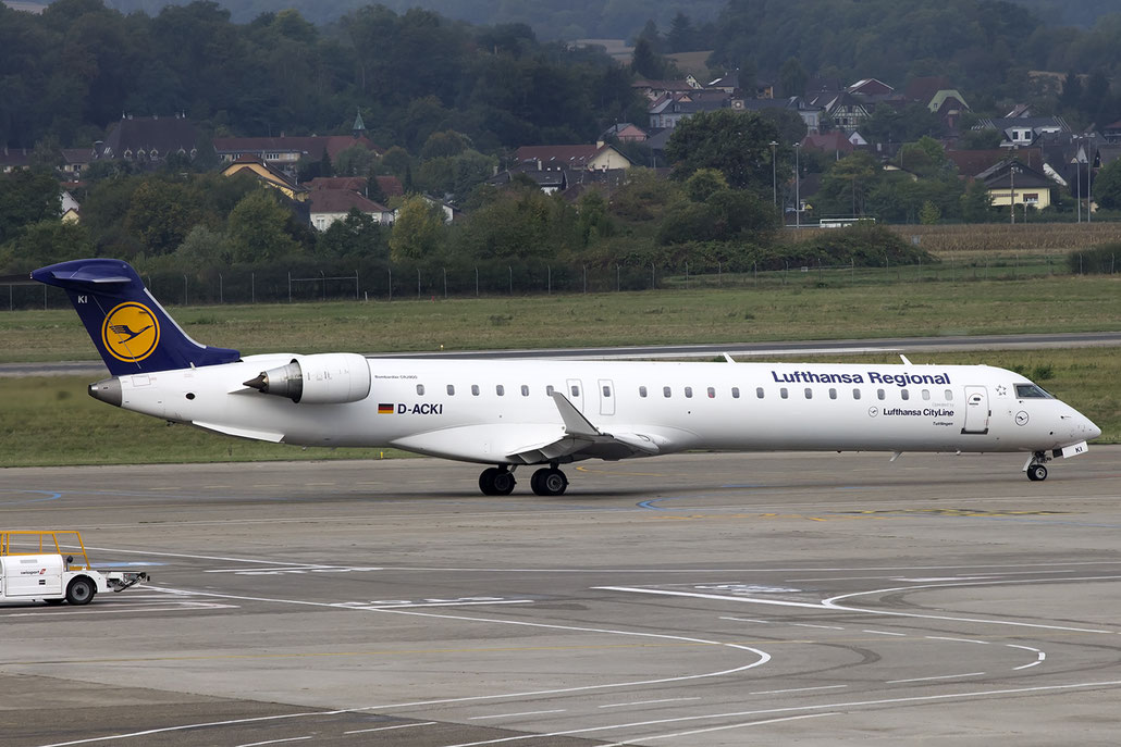 D-ACKI CRJ900ER 15088 Lufthansa CityLine @ Basel Airport 09.2015 © Piti Spotter Club Verona
