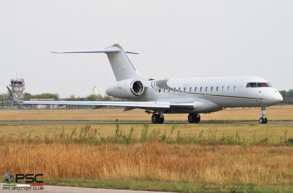 C-FMHL  Global 6500  60008  Bombardier Inc.  @ Aeroporto di Verona 11.2021 © Piti Spotter Club Verona