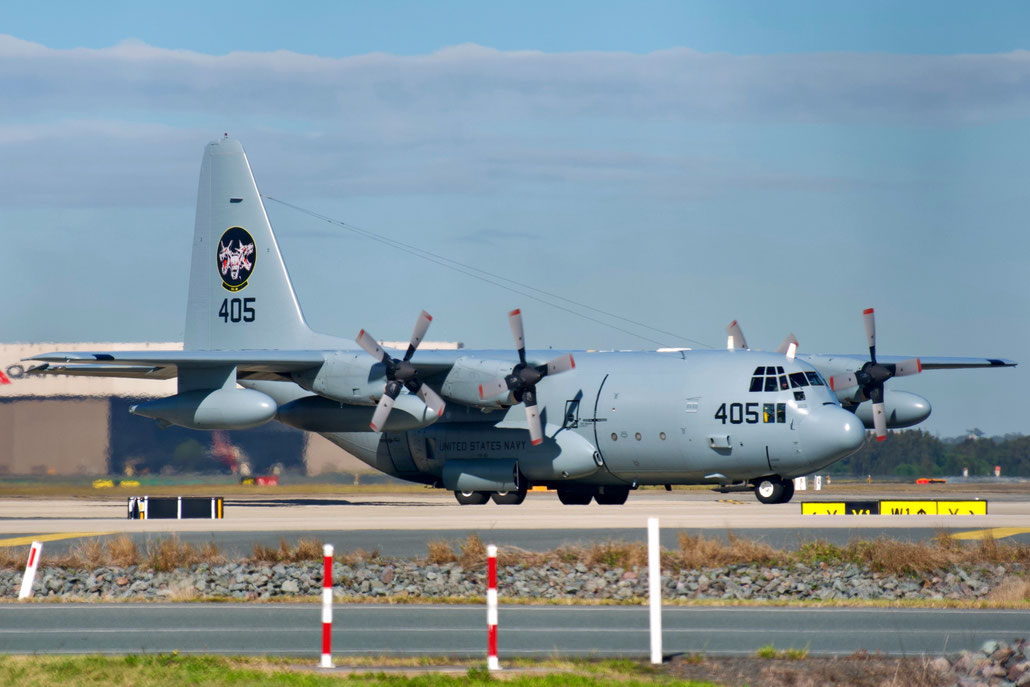 162311 405 KC-130T 382-4981 VX-30 @ Brisbane BNE 08 2025 © Piti Spotter Club Verona