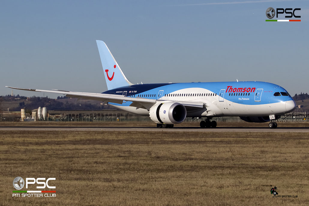 G-TUII B787-8 37230/300 Thomson Airways @ Aeroporto di Verona 25.02.2017  © Piti Spotter Club Verona
