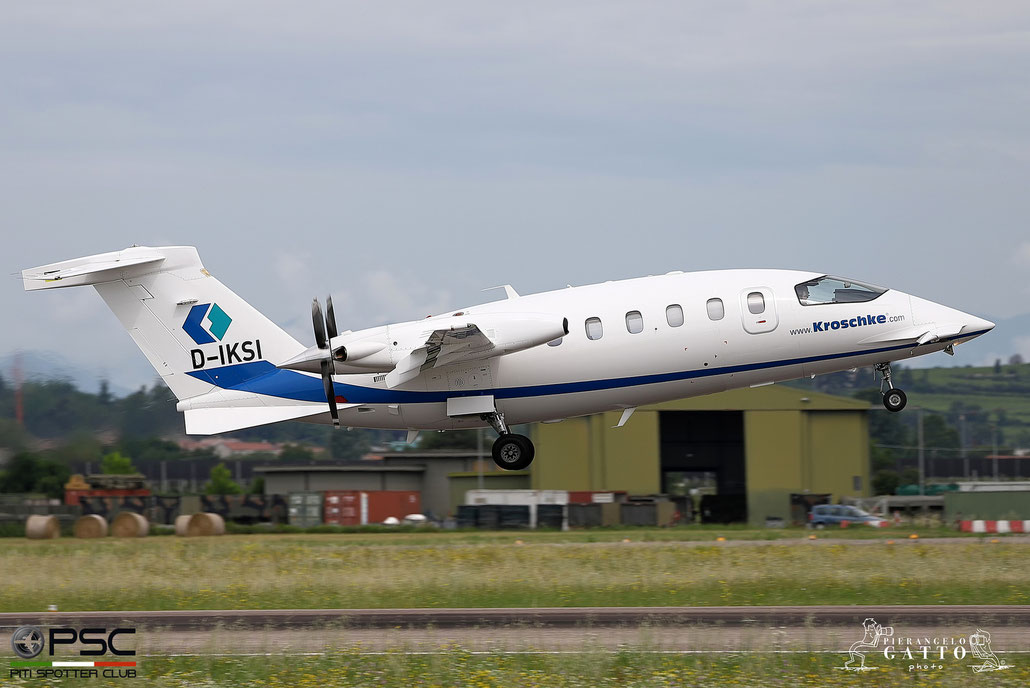 D-IKSI P180 1165 Kroschke Sign International @ Aeroporto di Verona - 02/07/2016 © Piti Spotter Club Verona