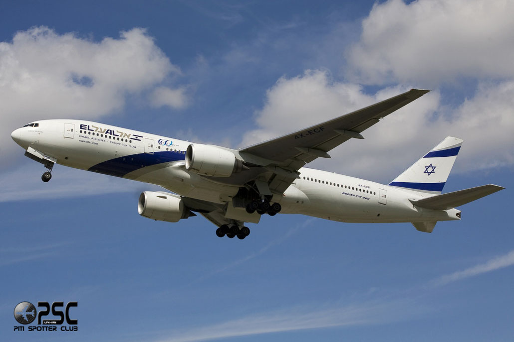 4X-ECF B777-258ER 36084/655 El Al Israel Airlines