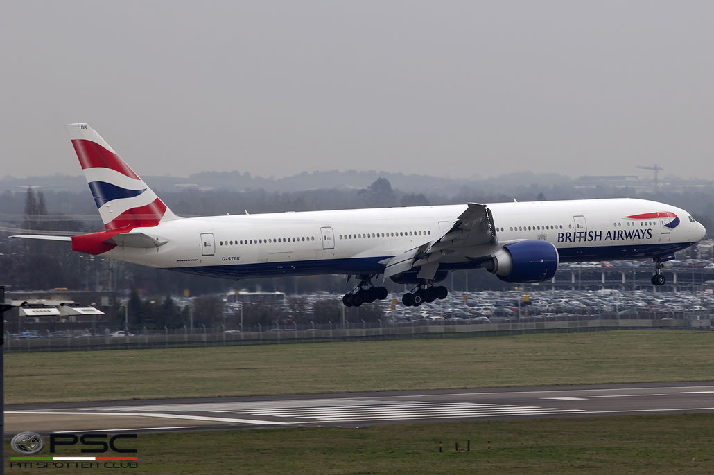 G-STBK B777-336ER 42121/1204 British Airways @ London Heathrow Airport 14.02.2017  © Piti Spotter Club Verona