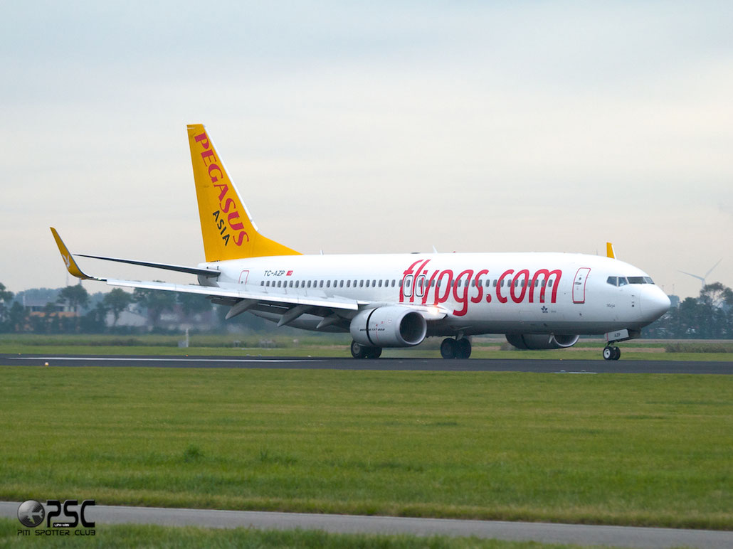 TC-AZP B737-82R 38176/3896 Pegasus Airlines @ Amsterdam Airport 20.09.2013 © Piti Spotter Club Verona