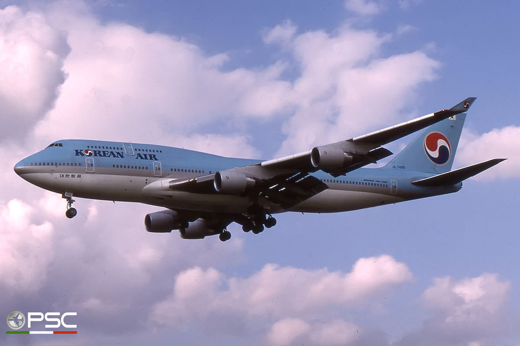 HL7495 B747-4B5 28096/1073 Korean Air © 2018 courtesy of Marco Ceschi - Piti Spotter Club Verona