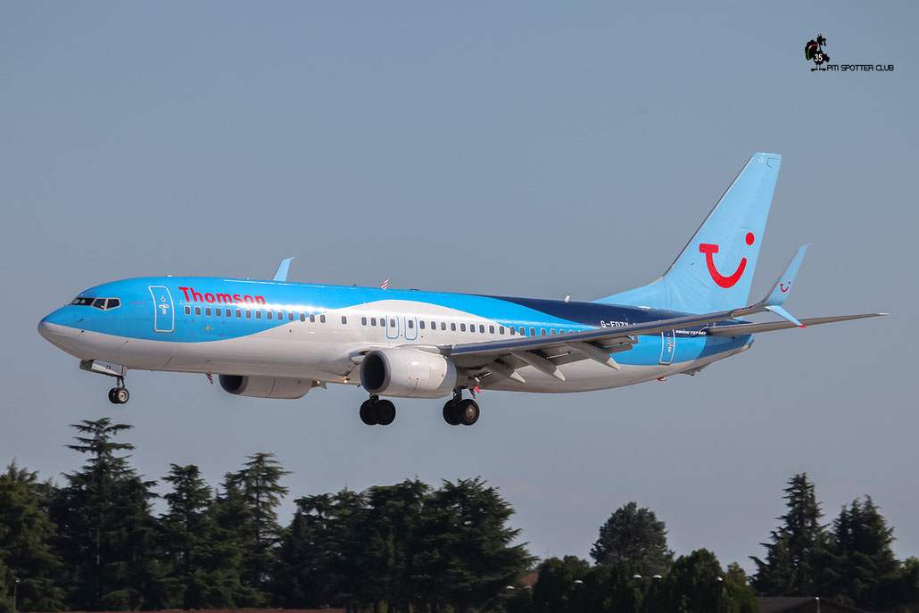 G-FDZX B737-8K5 37258/3655 Thomson Airways @ Aeroporto di Verona - 16/07/2016 © Piti Spotter Club Verona