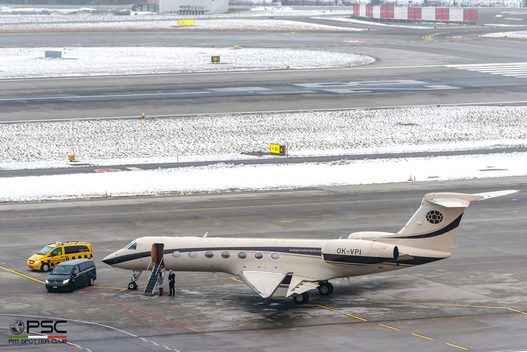 OK-VPI G550 5189 Fonic International Ltd. / ABS Jets @ Zurich Airport 21.01.2017 © Piti Spotter Club Verona