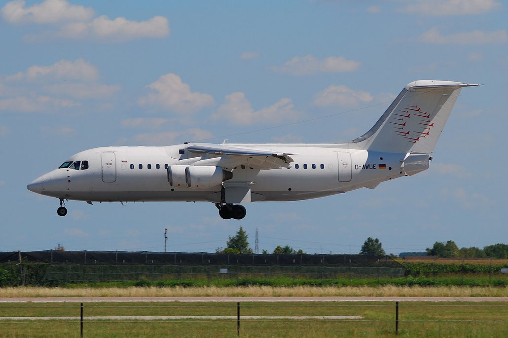 D-AWUE BAe146-200 E2050 WDL Aviation @ Aeroporto di Verona © Piti Spotter Club Verona