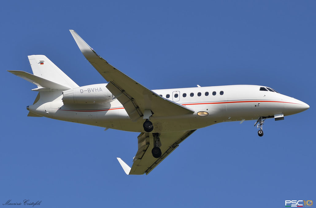 D-BVHA  Falcon 2000LXS  263  Viessmann Werke KG  @ Aeroporto di Verona  07 2022 © Piti Spotter Club Verona
