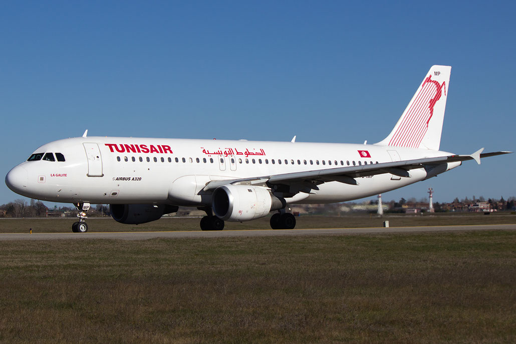 TS-IMP A320-211 1700 Tunisair @ Bologna Airport 25.02.2017 © Piti Spotter Club Verona