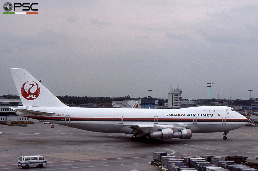 JA8102 B747-146 19726/51 Japan Airlines International © 2018 courtesy of Marco Ceschi - Piti Spotter Club Verona
