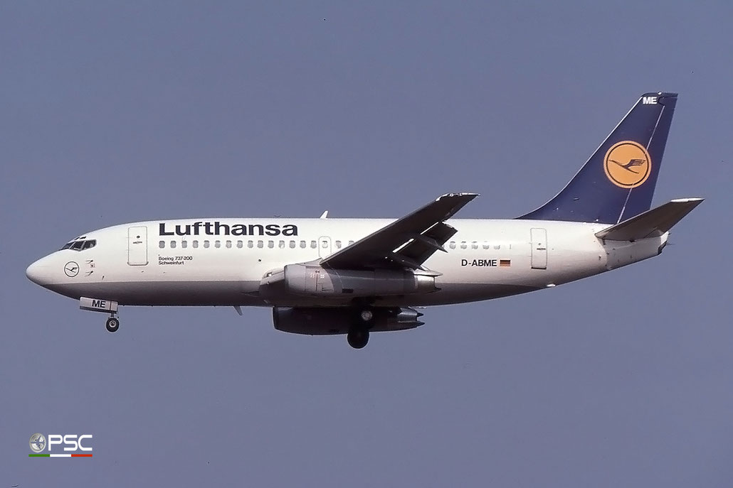 D-ABME B737-230 23157/1085 Lufthansa © 2017 courtesy of Marco Ceschi - Piti Spotter Club Verona