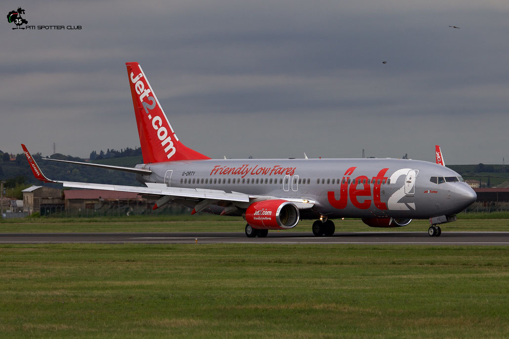 G-DRTY B737-8AS 33554/1418 Jet2 @ Aeroporto di Verona - 08/2023  © Piti Spotter Club Verona